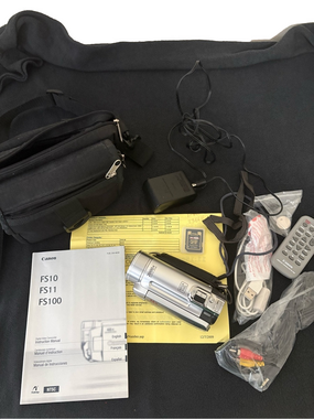 Canon FS10 Silver Handheld Digital Camcorder with 48x Zoom